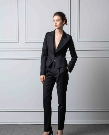 Lady Emma Custom Super 120s Wool Pant Suit