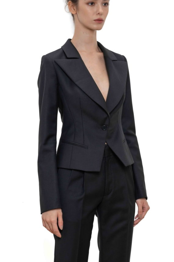 Lady Emma Custom Super 120s Wool Pant Suit