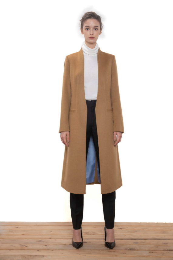 Lady Zeina Custom Wool-Cashmere Coat