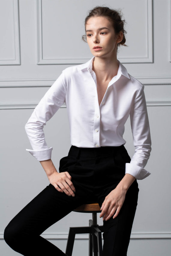 Lady Frida Custom Cotton Oxford Shirt