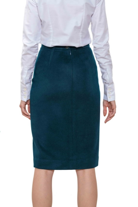 Lady J. Custom Wool-Cashmere Skirt Suit