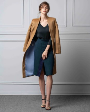 Lady Zeina Custom Wool-Cashmere Coat
