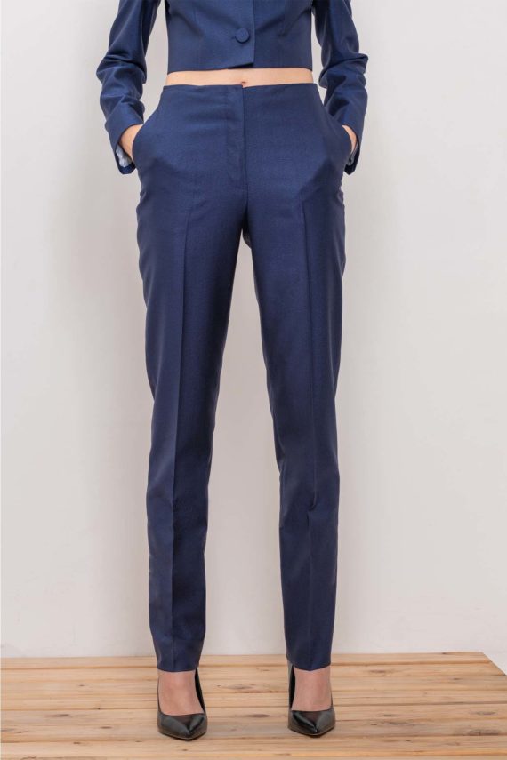 Lady B. Custom Wool-Silk Pant Suit
