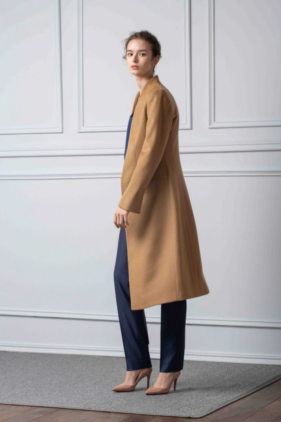Lady Zeina Custom Wool-Cashmere Coat