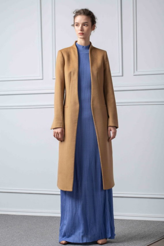 Lady Zeina Custom Wool-Cashmere Coat