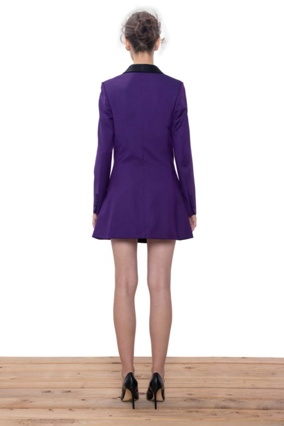 Lady Cara Custom Wool-Blend Blazer Dress