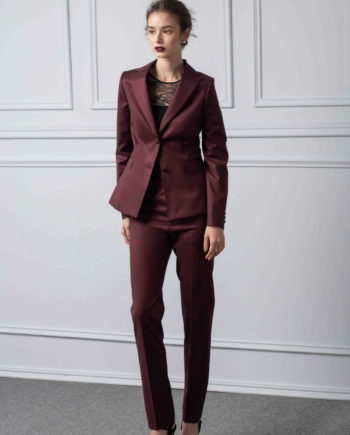 Lady IDGAF Custom Wool-Blend Pant Suit